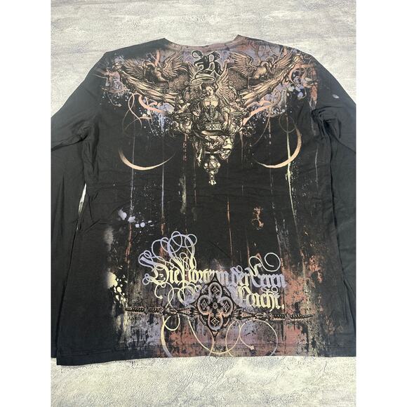 Resurge Angel Graphic Long Sleeve Shirt ~S, M, L, XL, XXL~ - Picture 2 of 10